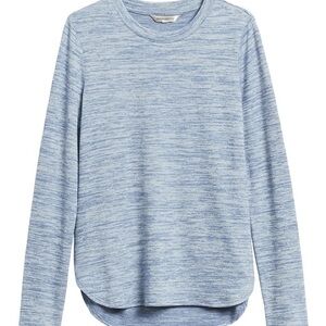 Banana Republic Luxespun Blue Long Sleeve Tee